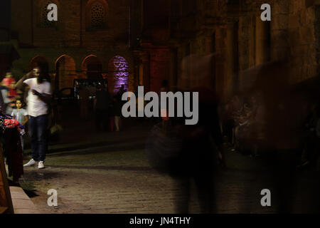 Al Moaz Street, at night Stock Photo