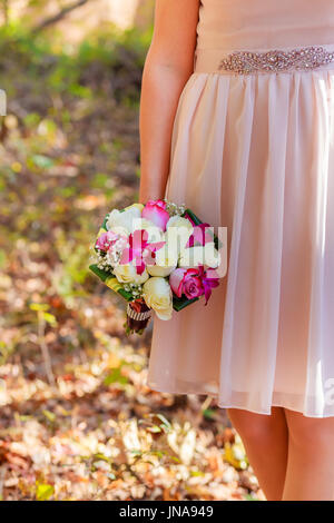 wedding bouquet Beautiful, Fresh, and colorful bridal bouquet Stock Photo