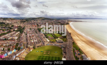 Swansea City and Bay Stock Photo