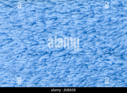 Blue double sided terry towelling fabric texture background. High resolution Stock Photo