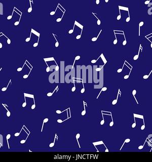 Abstract seamless background with music signs Stock Vector