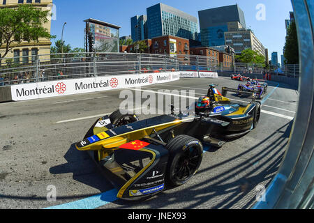 Montreal, Canada. 30th July, 2017. Techeetah pilot Jean-Eric Vergne (25) during the Montreal Formula E ePrix in Montr © al, Qu © bec. David Kirouac/CSM Credit: Cal Sport Media/Alamy Live News Stock Photo