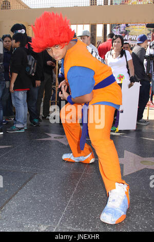 Majin Boo cosplayer 04/11/2015 Dragon Ball Z: Resurrection 'F' Premiere  held at the Egyptian Theater in Hollywood, CA Photo by Kazuki Hirata /  HollywoodNewsWire.net Stock Photo - Alamy