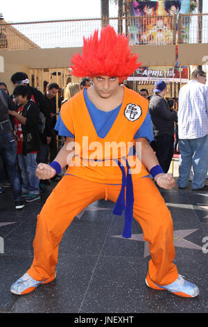 Majin Boo cosplayer 04/11/2015 Dragon Ball Z: Resurrection 'F' Premiere  held at the Egyptian Theater in Hollywood, CA Photo by Kazuki Hirata /  HollywoodNewsWire.net Stock Photo - Alamy