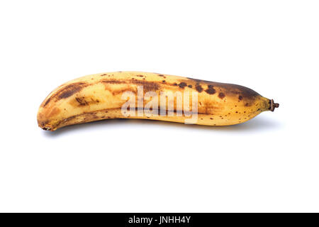Ripe banana (The fully ripe banana produces a substance called Tumor Necrosis Factor (TNF) which has the ability to combat abnormal cells) Stock Photo
