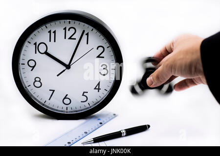 Abstract composition of spinner in business. Stock Photo