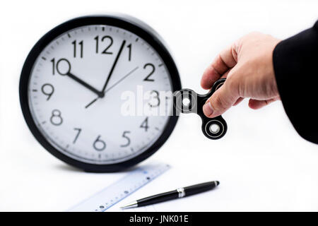 Abstract composition of spinner in business. Stock Photo
