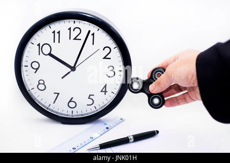 Abstract composition of spinner in business. Stock Photo