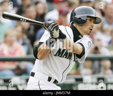 SEATTLE, United States - Ichiro Suzuki in a training outfit of the New York  Yankees heads for practice at Safeco Field in Seattle on July 23, 2012,  after he was traded to