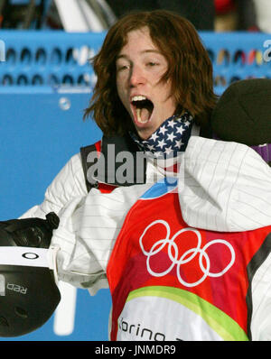 Feb 12, 2006; Bardonecchia, ITALY; XX Winter Olympics: SHAUN WHITE