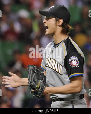 SAPPORO, Japan - Nippon Ham Fighters top draft pick Yu Darvish speaks at a  press conference in Sapporo on March 10 after the Pacific League club  lifted their dormitory suspension imposed on