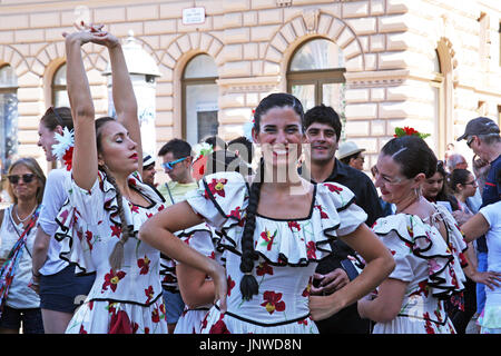 International Folklore Festival 2017,Argentina,Piedritas,Ballet 'Malambo Argentino',Zagreb,Croatia,Europe,21 Stock Photo