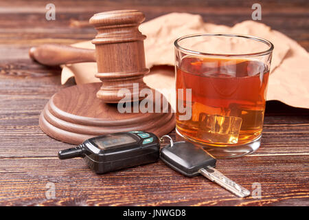 Drunk driving concept. Stock Photo