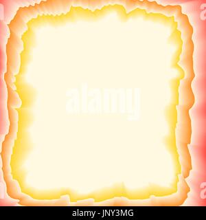 vector bright colored watercolor background - orange and yellow Stock Vector