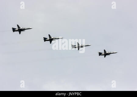 Saint-Petersburg, Russia. 30th July, 2017. Navy day and parade on Neva river Credit: Svetlanistaya/Alamy Live News Stock Photo