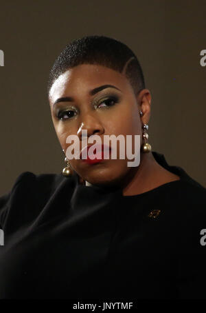 Pasadena, Ca. 30th July, 2017. Symone Sanders at Tomi Lahren vs. Symone Sanders debate at day 2 of Politicon The Unconventional Convention 2017 at The Pasadena Convention Center in Pasadena, California on July 30, 2017. Credit: Faye Sadou/Media Punch/Alamy Live News Stock Photo