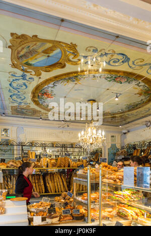 The French Traditional Bakery And Pastry Shop Au Petit Versailles Du Marais  Located In Historical Marais Quarter At Night, Paris, France. Stock Photo,  Picture and Royalty Free Image. Image 141651476.