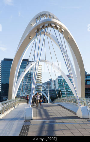 Melbourne, Victoria, Australia - May 7, 2013: Seafarers Bridge and Convention Center, Melbourne, Australia Stock Photo