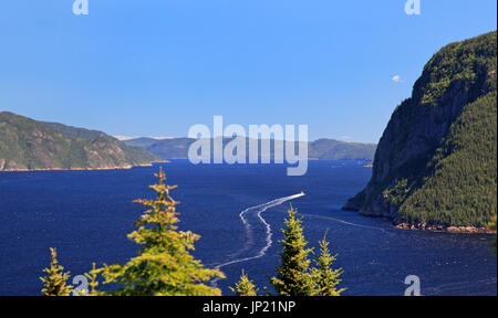 Saguenay Fjord, Quebec, Canada Stock Photo