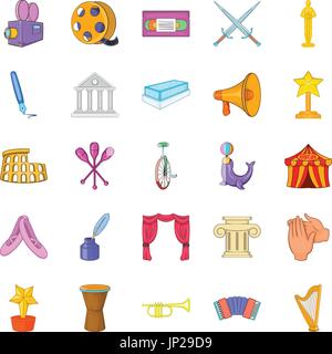 Liberal arts icons set, cartoon style Stock Vector Image & Art - Alamy