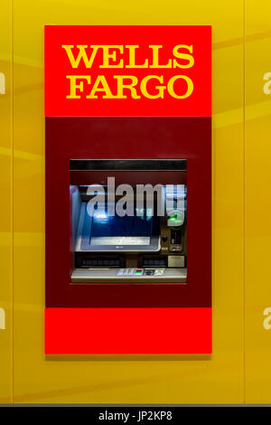 Wells Fargo Bank ATM Stock Photo