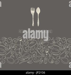 Restaurant menu design Stock Vector