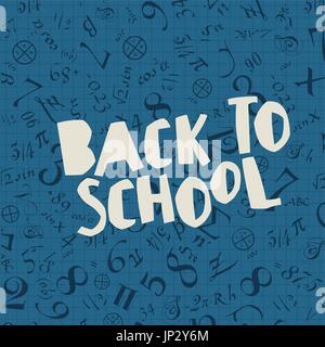 Math formulas. Chalk board background mockup with algebraic and ...