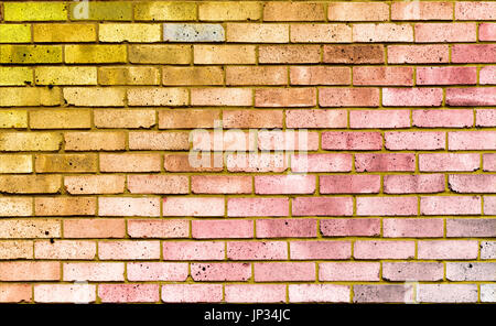 colorful brickwall Stock Photo
