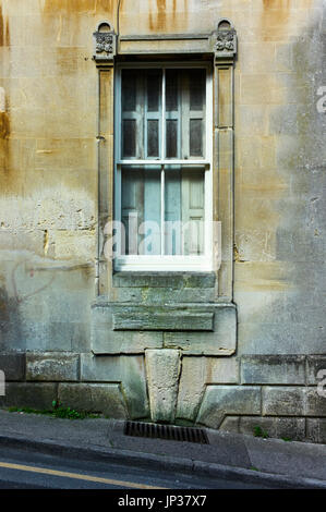 Window with shutters in Frome, Somerset Stock Photo