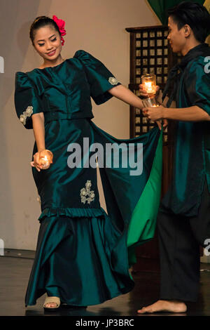 Cultural show at Nayong Pilipino, Angeles City, Pampanga, Philippines Stock Photo