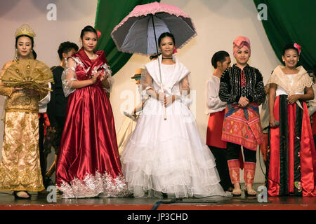 Cultural show at Nayong Pilipino, Angeles City, Pampanga, Philippines Stock Photo