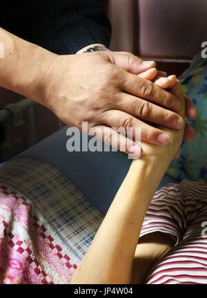 Tokyo Japan Buddhist Monk Norio Miura Chats With A Female Resident In Her 90s At A Home For The Elderly In Osaka Western Japan In This File Photo Taken On June