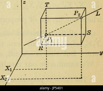 'Plane and solid analytic geometry' (1921) Stock Photo