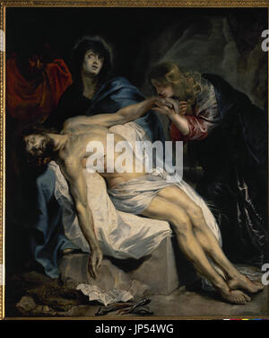Anton van Dyckt (1599-1641). Flemish painter. The Pity, 1618-1620. Prado Museum. Madrid. Spain. Stock Photo