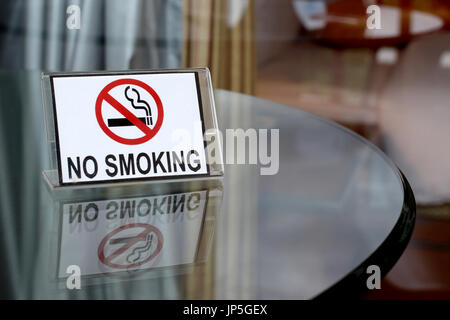 Restaurant Hotel Büro Dreieck Edelstahl Double Side No Smoking Sign 