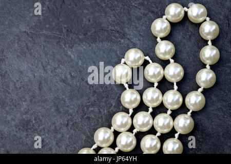 a string of fake pearls