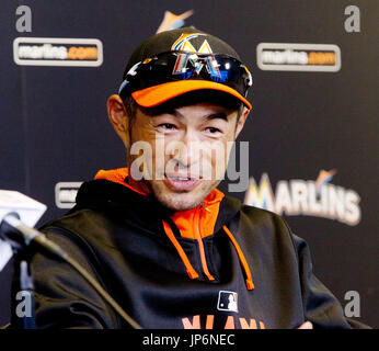 Miami Marlins' Ichiro Suzuki keeps discovering fountain of youth 