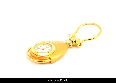 gold watch on isolated Stock Photo