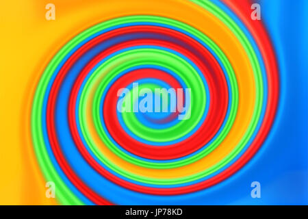 spiral rainbow Stock Photo