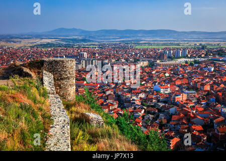 Europe, Kosovo, Prizren, Historic city, Prizren Fortress, Призренски град, Prizrenski grad, Kaljaja, Каlаја, Каљаја, Dušan's Fortress, Душанов град Stock Photo