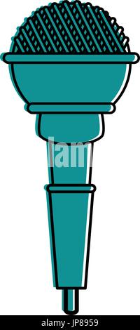 wireless microphone icon image Stock Vector
