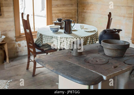 Johnstown, Pennsylvania - The Johnstown Flood Museum tells the story of the 1889 flood which killed more than 2,000 people. The museum displays an 'Ok Stock Photo