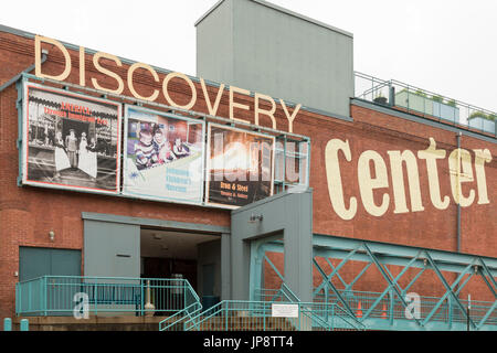 Johnstown, Pennsylvania - The Heritage Discovery Center. The Center is housed in an old brewery building. Stock Photo