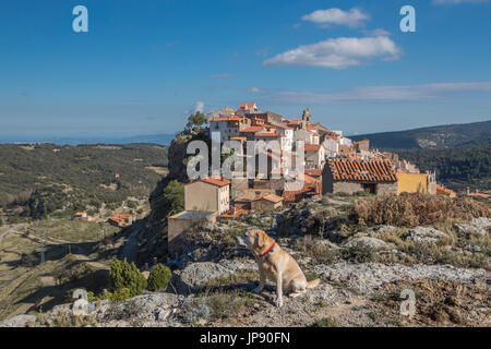 Spain, Valencia region, Castellon Province, Peñiscola City Stock Photo ...