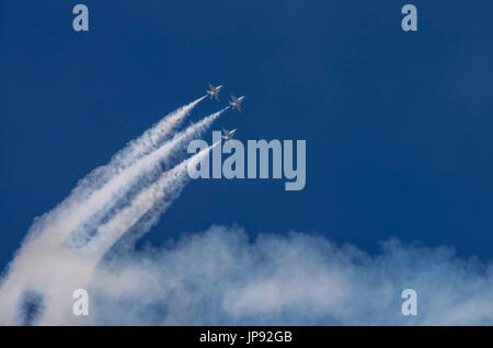'The Thunderbirds', US Air Force Acrobatic Team, Stock Photo