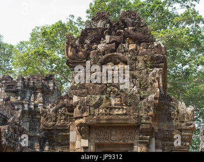 Ruins of Chau Say Tevoda, Angkor Archaeological Park, Stock Photo