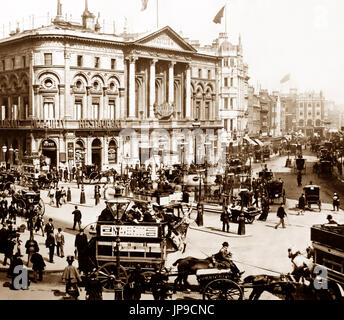 Piccadilly, London, Victorian period Stock Photo