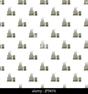 Large chemical plant pattern Stock Vector
