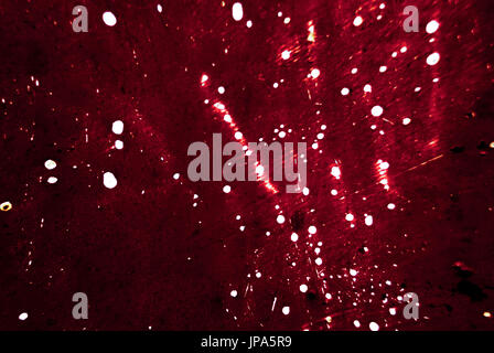 Abstract Background, Red and White Paint Splatter, Texture, Pattern Stock Photo