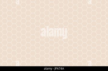 Vector Geometric background with Hexagons. Light orange geometric background. Stock Vector